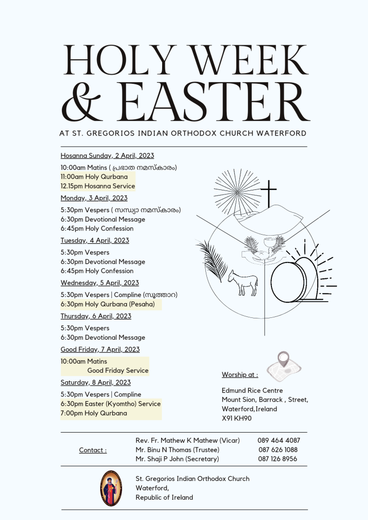 Holy Week & Easter 2023